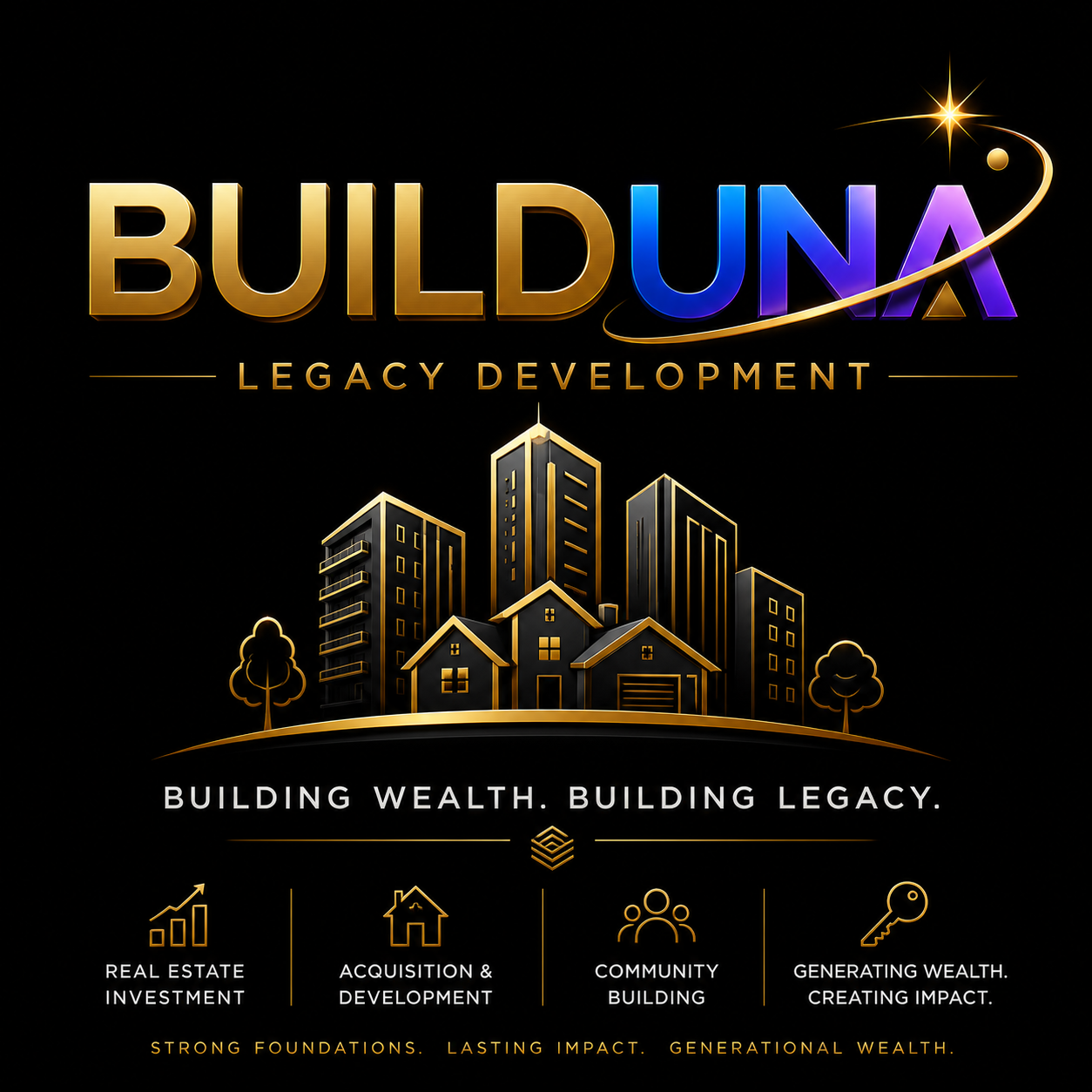 BuildUNA Legacy Development logo